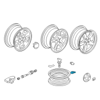 OEM Honda Pilot Valve, Rim (Us Pacific) Diagram - 42753-S9V-A02