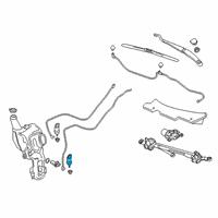 OEM Pump, Windshield Washer Diagram - 22999423