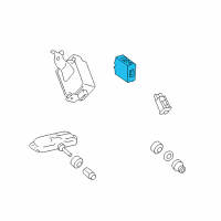 OEM Lexus HS250h Computer, Tire Pressure Monitor Diagram - 89769-75010