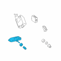 OEM Lexus HS250h Valve Sub-Assembly, Tire Diagram - 42607-75011