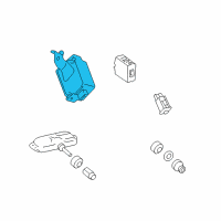 OEM Lexus HS250h Receiver Assy, Tire Pressure Monitor Diagram - 89760-75010