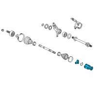 OEM Acura TLX Joint Complete , Inboar Diagram - 44310-TZ3-A11