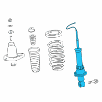 OEM 2017 Acura MDX Shock Absorber Unit, Rear (Service) Diagram - 06521-TRX-305