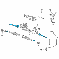 OEM 2017 Buick Cascada Inner Tie Rod Diagram - 13354542