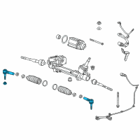 OEM Buick Cascada Outer Tie Rod Diagram - 13354538