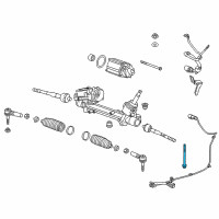 OEM Cadillac ELR Gear Assembly Bolt Diagram - 13317308