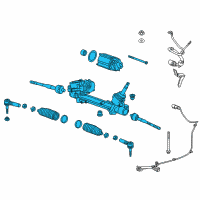 OEM 2016 Buick Cascada Steering Gear Diagram - 13413953