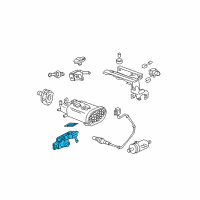 OEM 2005 Acura RSX Valve Set, Rotary Air Control Diagram - 16022-PRB-A02