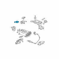 OEM Honda Element Valve Assembly, Pcv Diagram - 17130-PND-A01