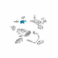 OEM Honda Valve Assembly, Purge Control Solenoid Diagram - 36162-PRB-A01