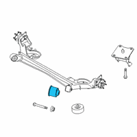 OEM 2022 Ford Transit Connect Axle Beam Bushing Diagram - DV6Z-5A638-C