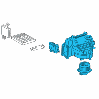 OEM Lexus ES350 Blower Assembly Diagram - 87130-06400