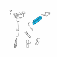 OEM 2022 Toyota Prius AWD-e ECM Diagram - 89661-47C70