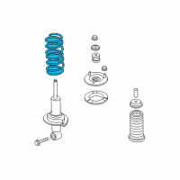 OEM 2005 Infiniti QX56 Front Coil Spring Diagram - 54010-7S002