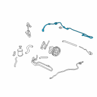 OEM Acura Hose, Feed Diagram - 53713-S3M-A02