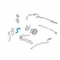 OEM 2002 Acura CL Tube, Suction Diagram - 53731-S3M-A00