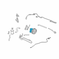 OEM 1999 Acura TL Pump Sub-Assembly, Power Steering (Reman) Diagram - 06561-P8E-505RM