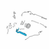 OEM 1999 Acura TL Cooler, Power Steering Oil Diagram - 53765-S0K-A01