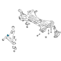 OEM Hyundai Stopper Diagram - 54552-2S000