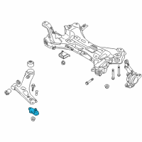 OEM 2013 Kia Sportage Ball Joint Assembly-Lower Diagram - 545303S000