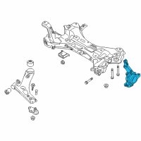 OEM 2013 Hyundai Tucson Knuckle-Front Axle, RH Diagram - 51716-2S000