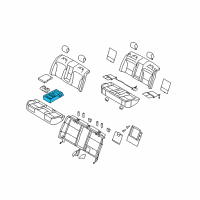 OEM 2011 Lincoln MKS Armrest Assembly Diagram - AA5Z-5467112-CB