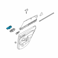 OEM 2018 Kia Cadenza UNIT ASSY-POWER WIND Diagram - 93581F6010