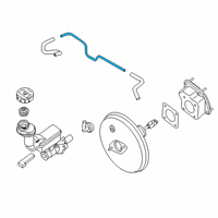 OEM Nissan Rogue Tube-Booster To Tank Diagram - 47401-7FA0A