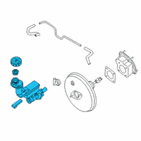 OEM 2019 Nissan Rogue Cylinder Brake Master Diagram - D6010-4BA0A