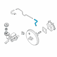 OEM 2015 Nissan Rogue Hose-Brake Booster Diagram - 47474-5HA0A