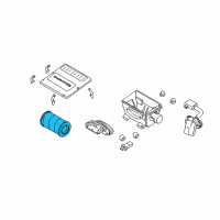 OEM 2010 Mercury Mariner Element Diagram - 9L8Z-9601-A