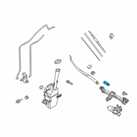 OEM Kia Sorento Crank Arm-Windshield WIPER Diagram - 98160C5000