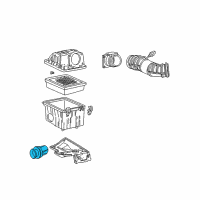 OEM 1999 Ford Ranger Air Inlet Tube Diagram - F77Z-9652-AB