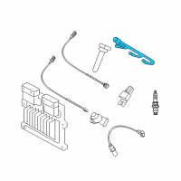 OEM 2009 Hyundai Santa Fe Harness-Ignition Coil Diagram - 39610-3E600