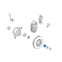 OEM 1997 Ford F-250 HD Outer Bearing Diagram - F65Z-1216-AA