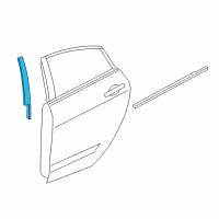 OEM 2015 Dodge Dart APPLIQUE-B Pillar Diagram - 68082732AF