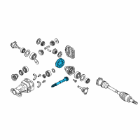 OEM 2004 Nissan Pathfinder Armada Gear Set-Final Drive Diagram - 38100-7S180