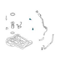 OEM 2017 Lincoln MKZ Filler Pipe Screw Diagram - -W702928-S442