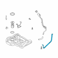 OEM 2014 Ford Escape Tank Strap Diagram - CV6Z-9054-B