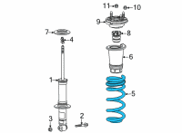 OEM Chevrolet Tahoe Coil Spring Diagram - 84660650