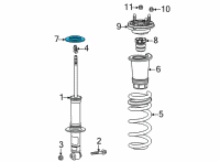 OEM 2022 Cadillac Escalade Lower Insulator Diagram - 84417663