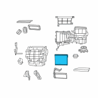 OEM Jeep Patriot EVAPORATR-Air Conditioning Diagram - 5191346AA