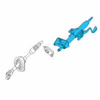 OEM Pontiac Torrent Steering Column Diagram - 15900953