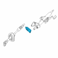 OEM Pontiac Torrent Angle Sensor Diagram - 15863534