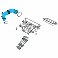 OEM 2019 Jeep Renegade Air Inlet Duct Diagram - 68433130AA