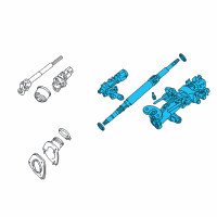 OEM 2006 Lexus RX400h Column Assy, Steering Diagram - 45250-48100