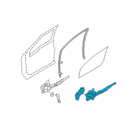 OEM 2014 Ford F-250 Super Duty Regulator Assembly Diagram - CC3Z-2523200-E