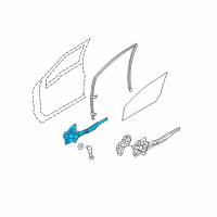 OEM Ford F-350 Super Duty Regulator Assembly Diagram - CC3Z-2523200-A