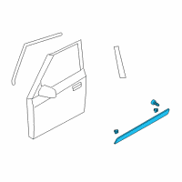 OEM Kia MOULDING Assembly-Waist Line Diagram - 877112K000