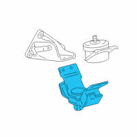 OEM 2015 Toyota Tacoma Rear Insulator Diagram - 12371-0P030